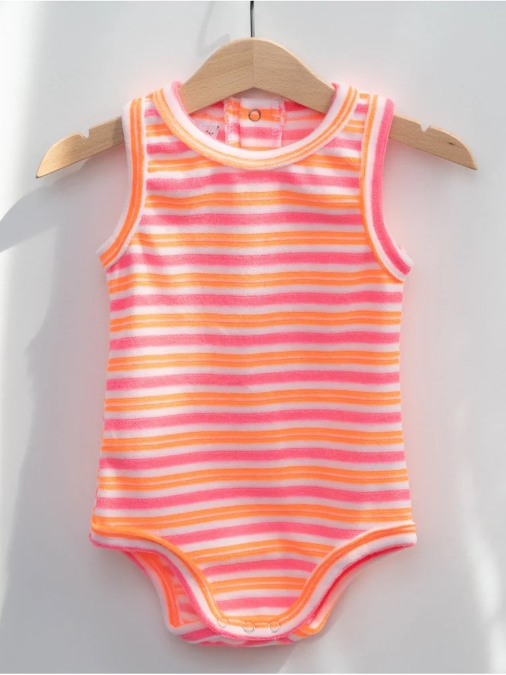 Strawberry Jam Kids Pink & Orange Terry Cloth Romper Size 2T